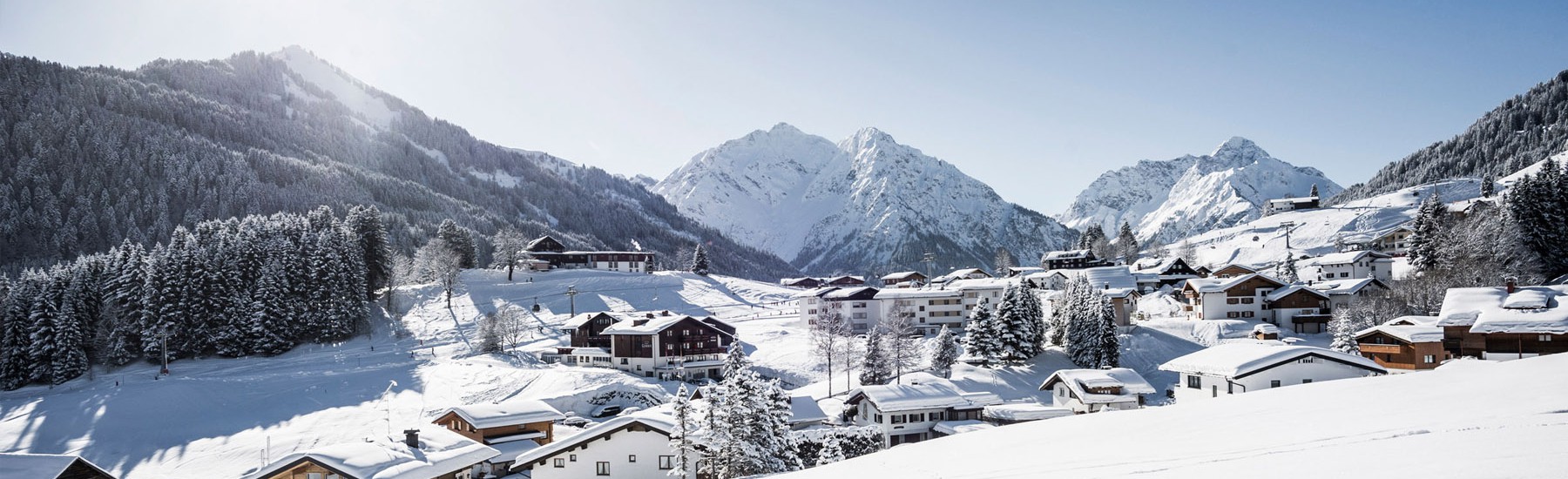 kleinwalsertal in de winter